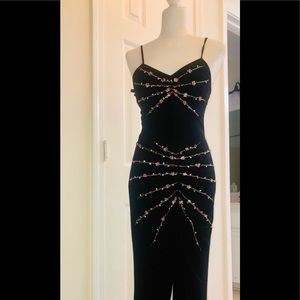 Bicici Black Embellished Gown